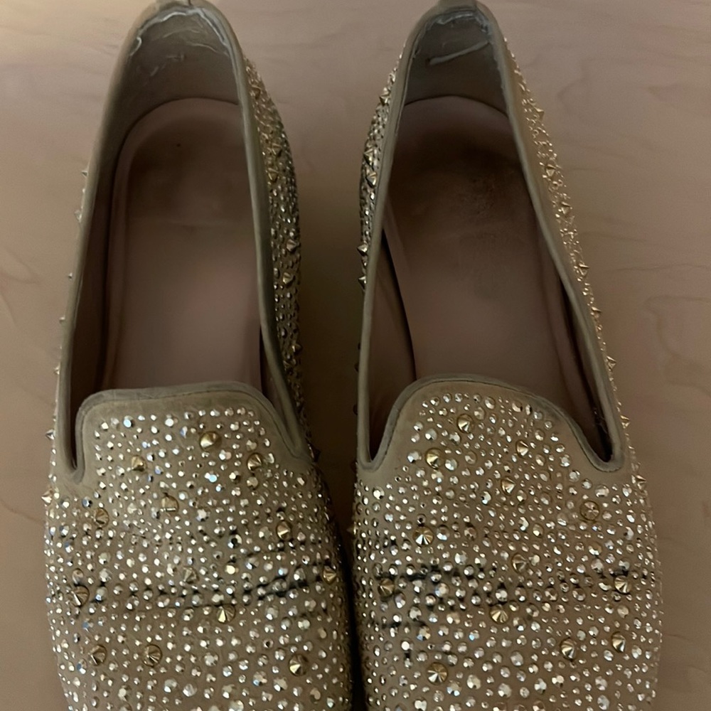 Stuart Weitzman  sparkle flats.